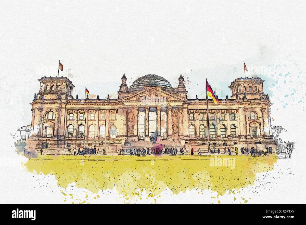 Берлин арт Рейхстаг