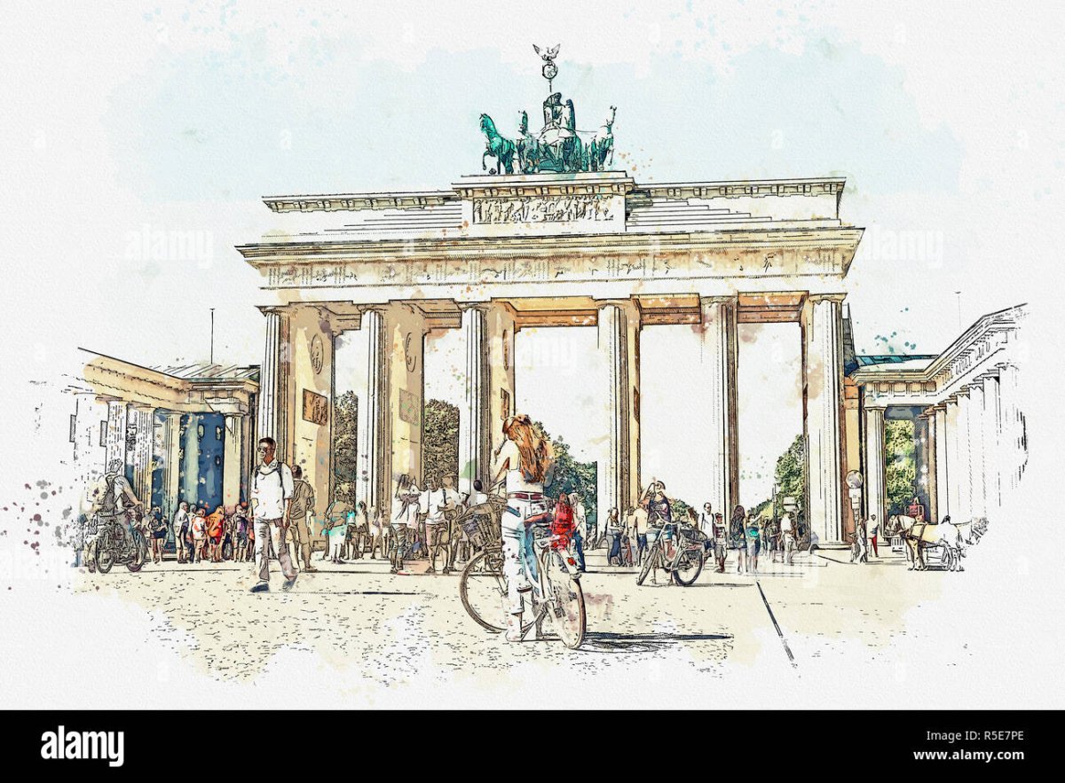 Бранденбургские ворота в Берлине