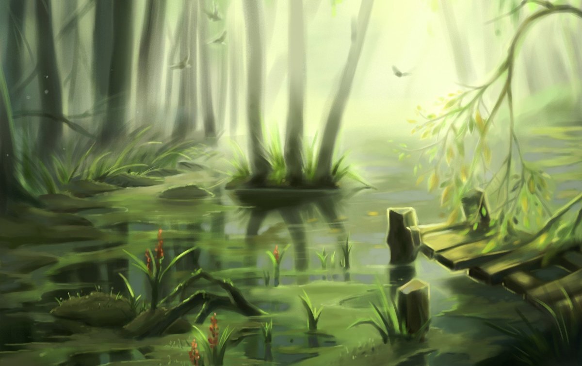 Болота мультяшные