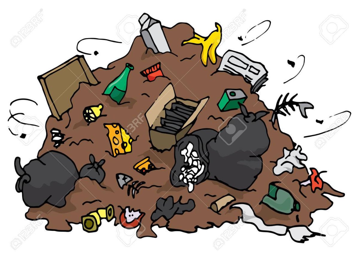 Мусор мультяшный