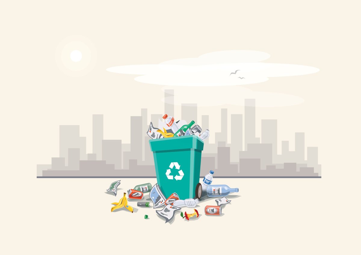 Фон для презентации отходы