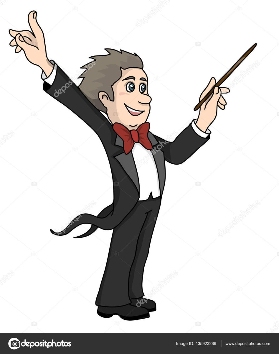 Дирижер мультяшный