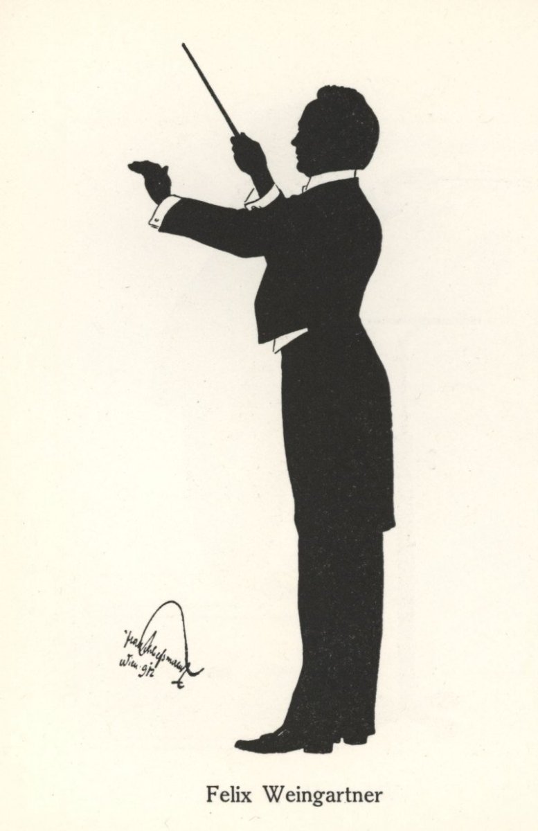 Дирижер силуэт