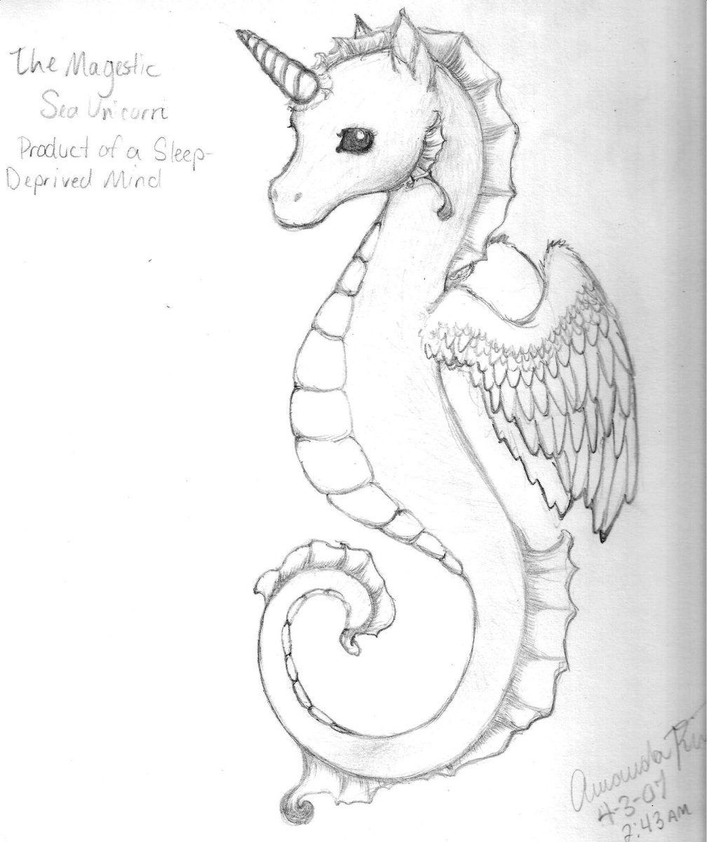 Магические существа для срисовки легкие