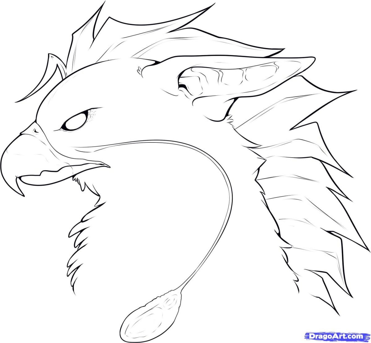 Рисунки для срисовки карандашом для начинающих животные Мифические