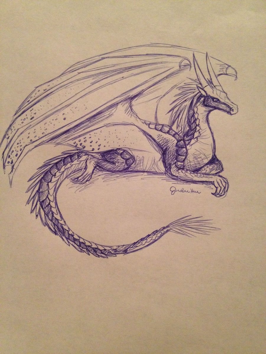 Мифические существа карандашом