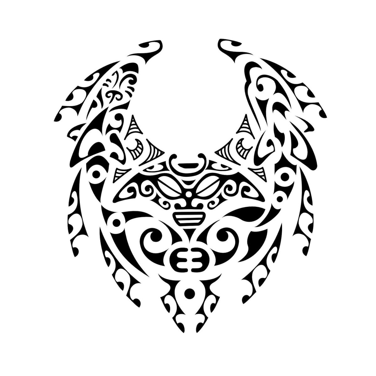 Тату череп со змеей