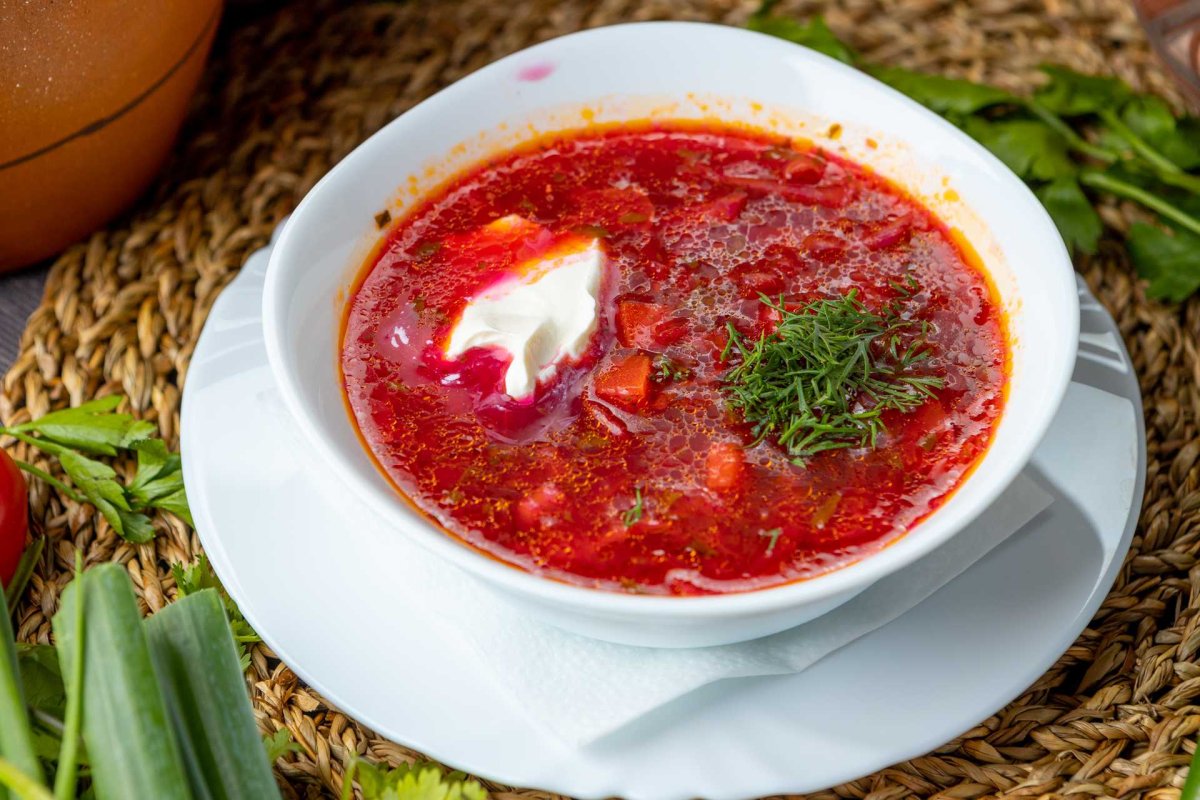 Красивый борщ