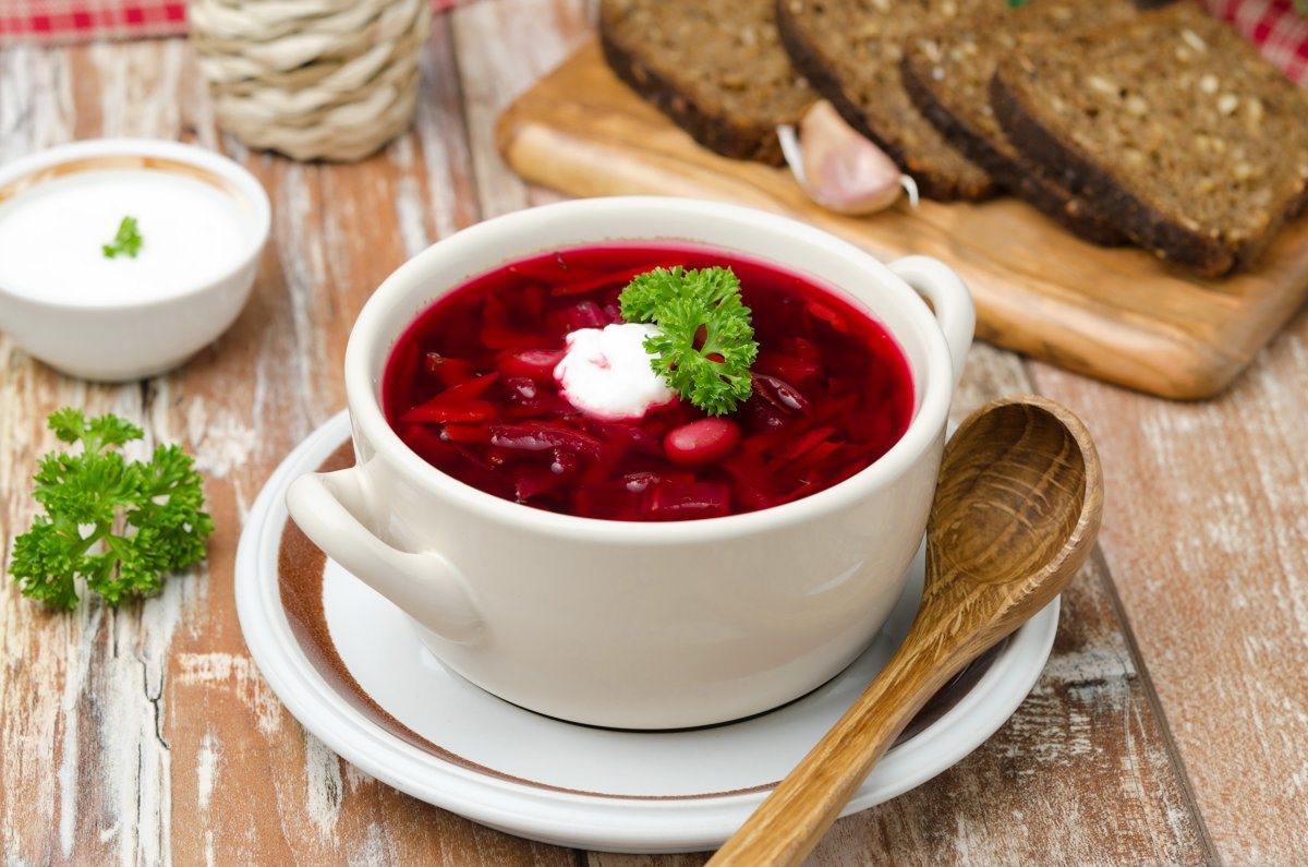 Тарелка борща