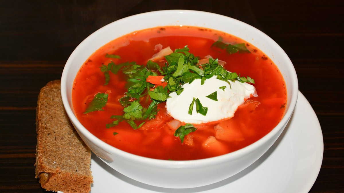 Тарелка борща