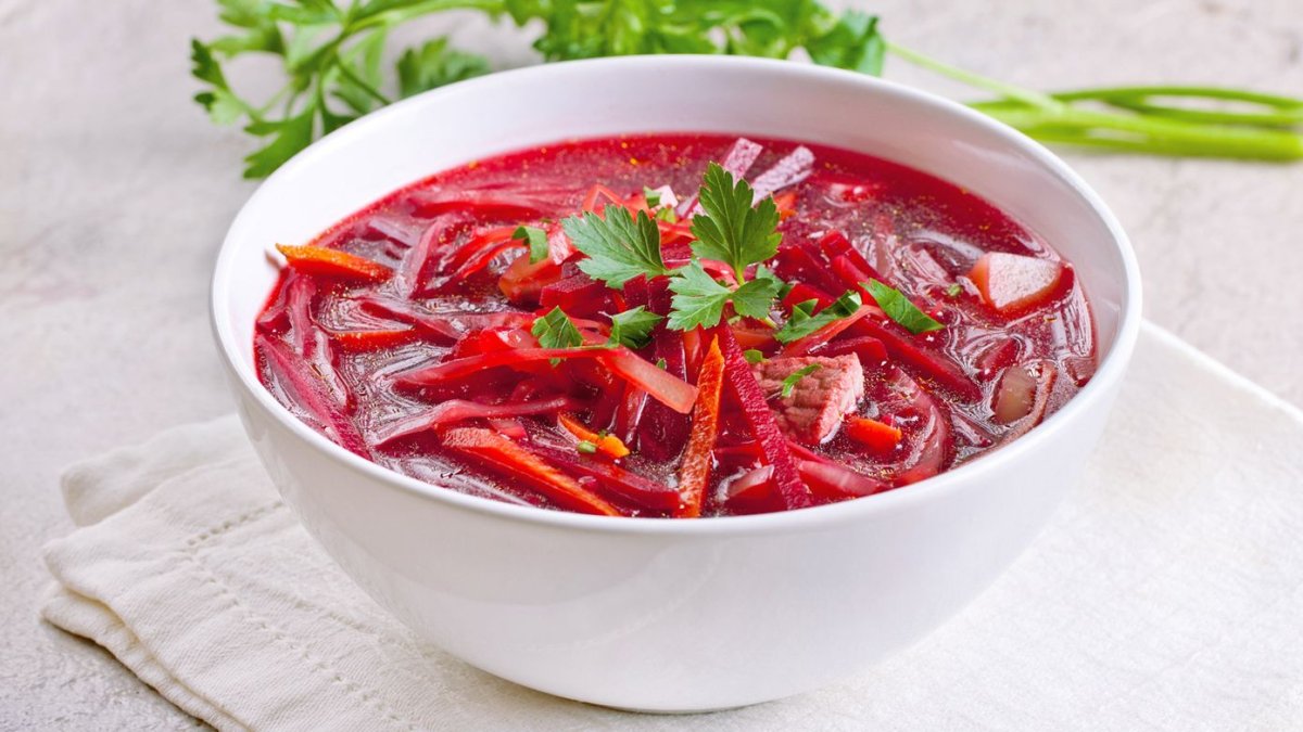 Рисование продуктов для борща