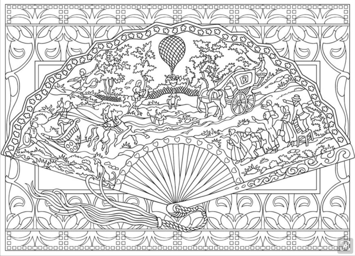 Лотус Мандала Колоринг