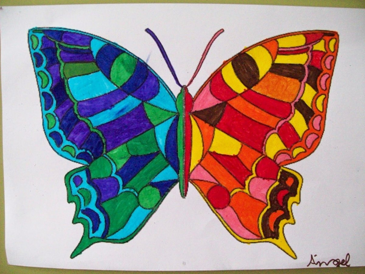 Цветоведение бабочка