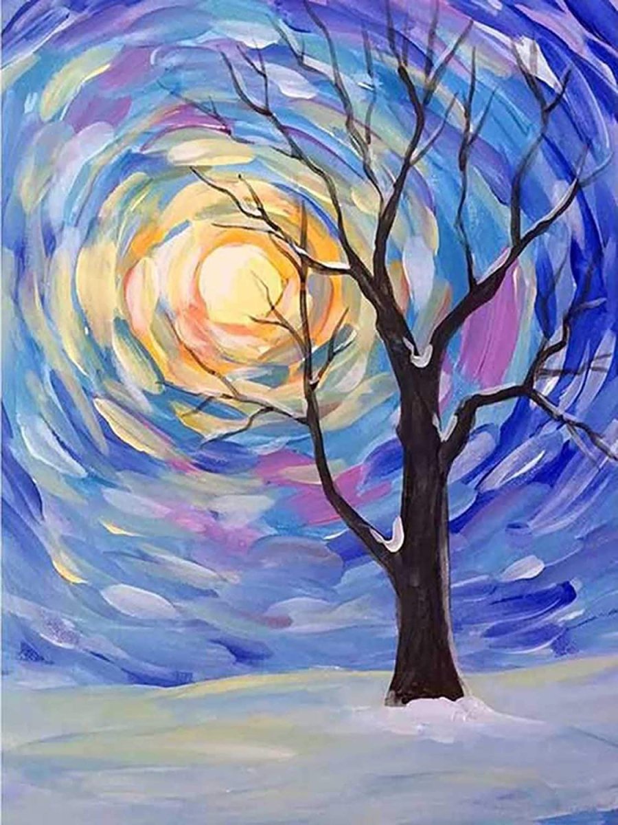 Живопись в холодных тонах