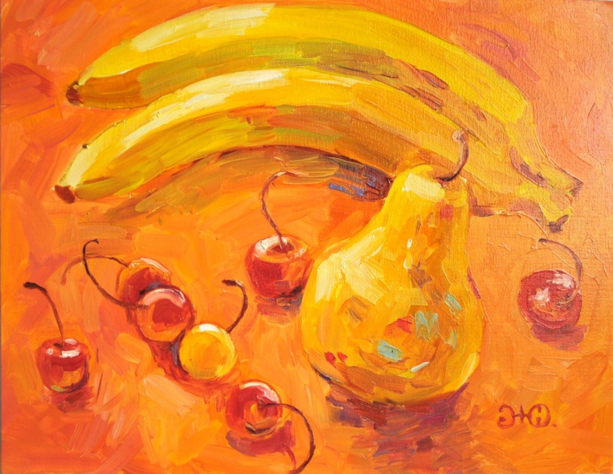 Натюрморт в теплой гамме