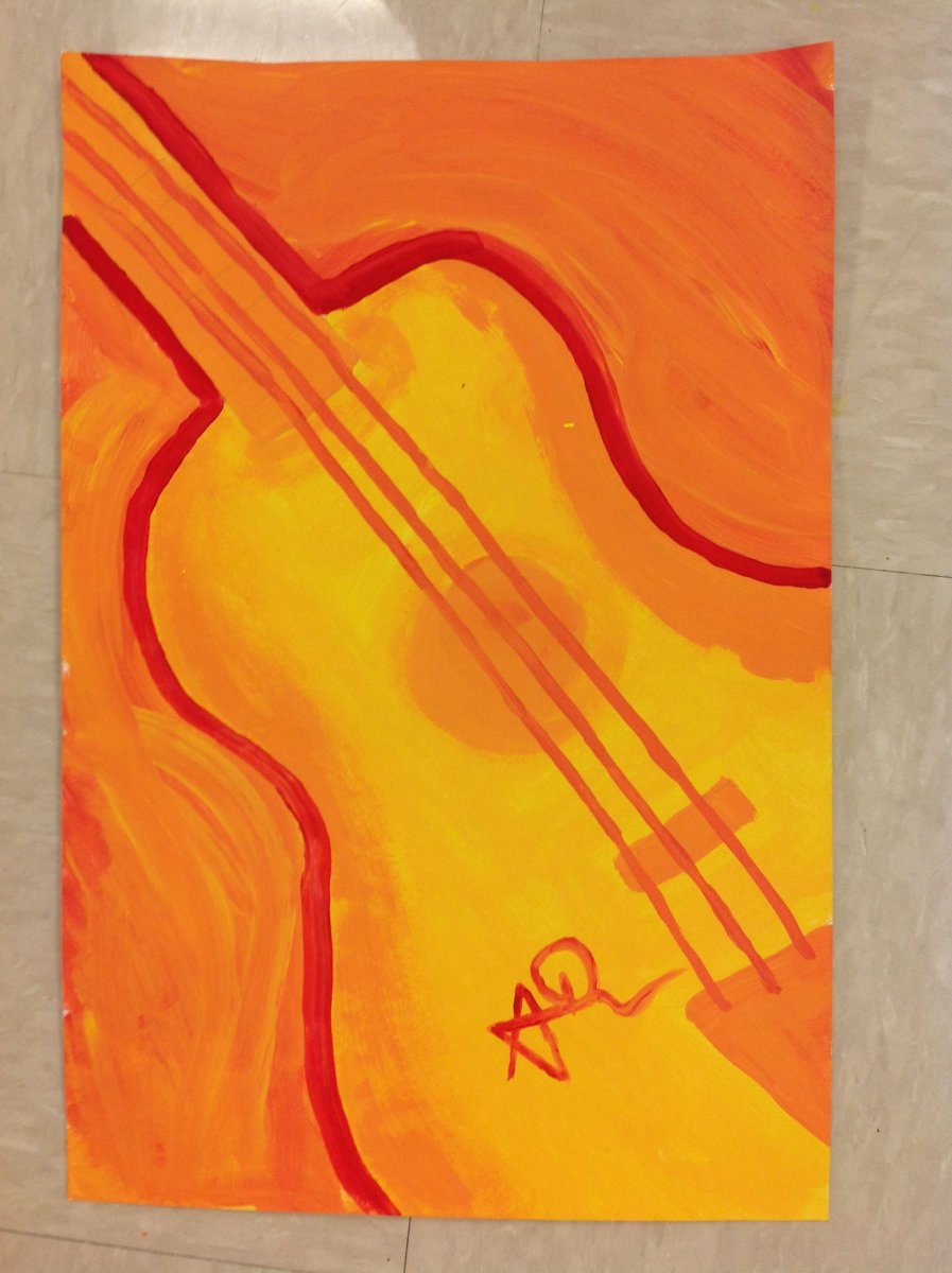 Теплые тона в рисовании