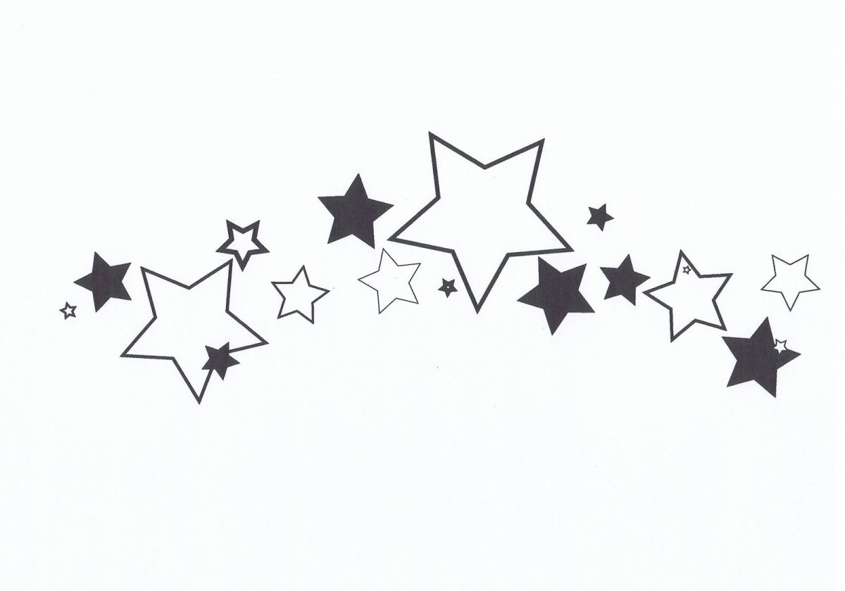 Тату звездочки эскизы