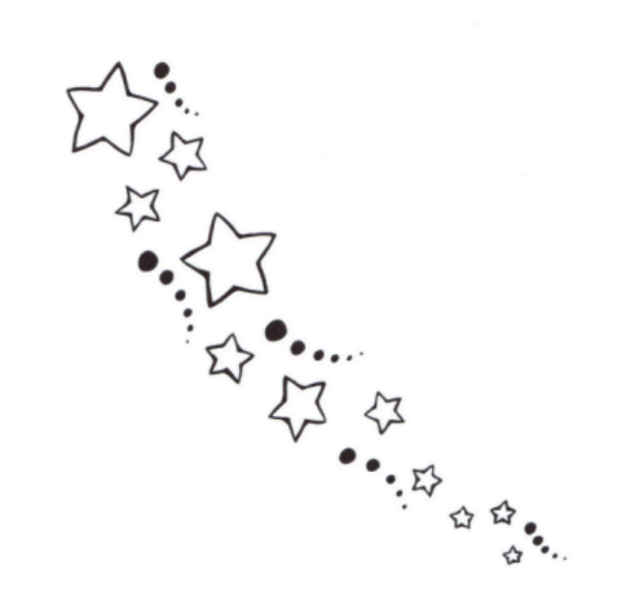 Тату звездочки эскизы