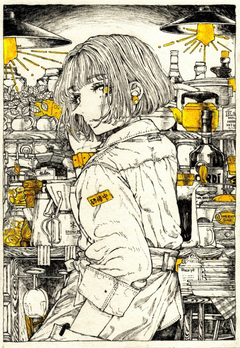 Наброски в скетчбуке