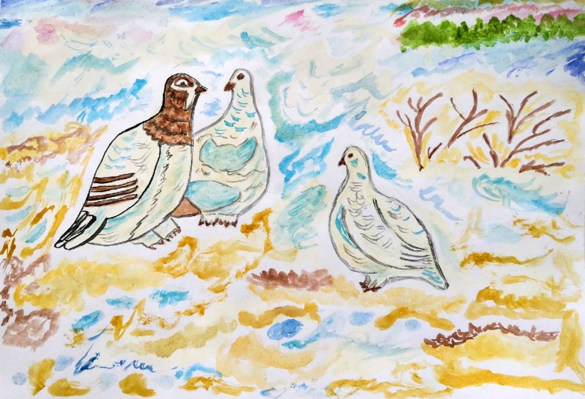 Рисунок на тему мир заповедной природы