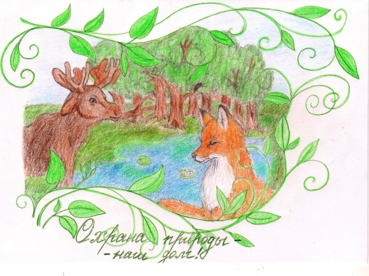 Рисование заповедник Денежкин камень