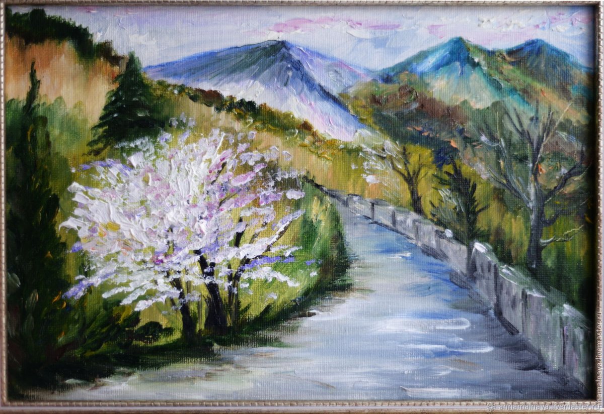 Весна в крыму рисунки