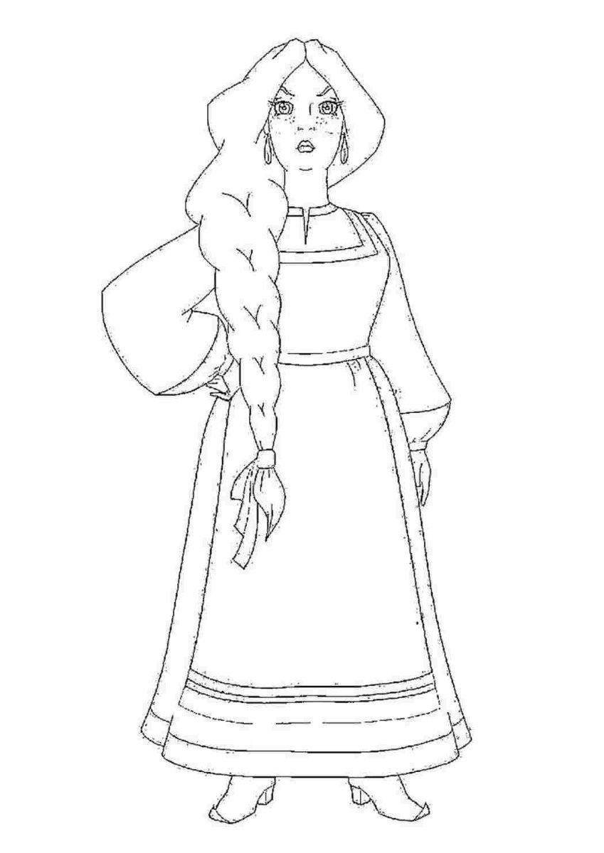 Вытынанка богатырь