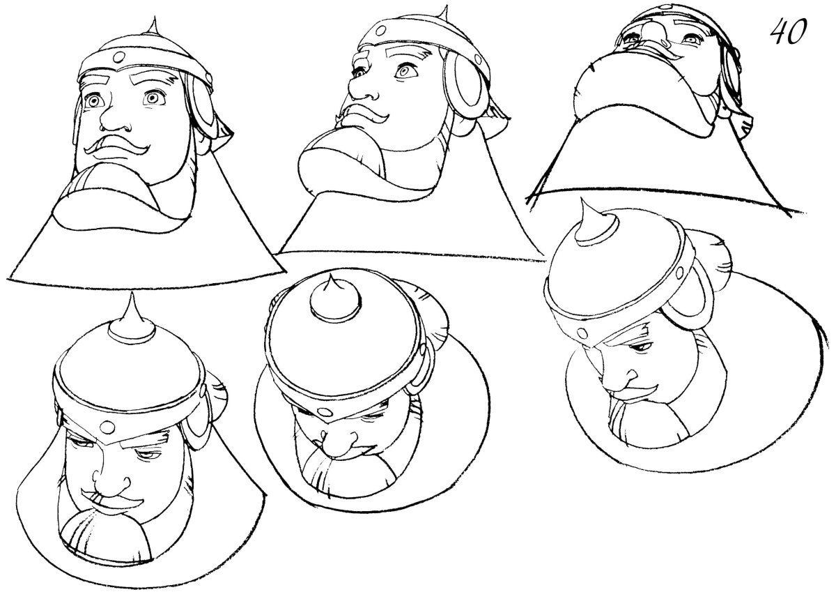 Раскраска богатырь Алеша Попович