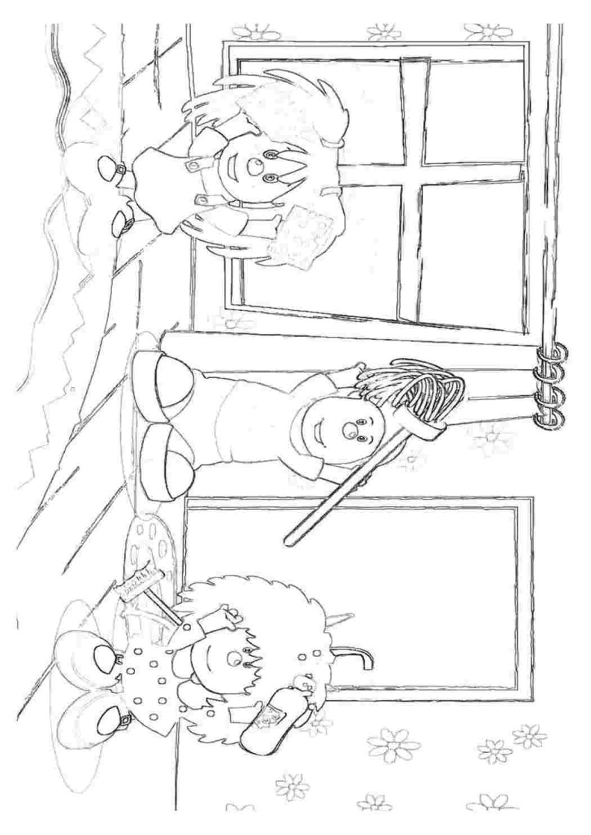 Барбарики раскраска