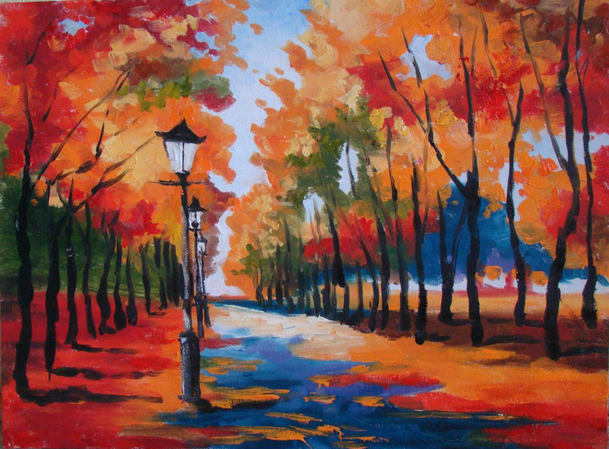 Пейзаж 6. Рисунок осень. Осенний пейзаж гуашью. Пейзаж осень гуашью. Краски осени рисунок.