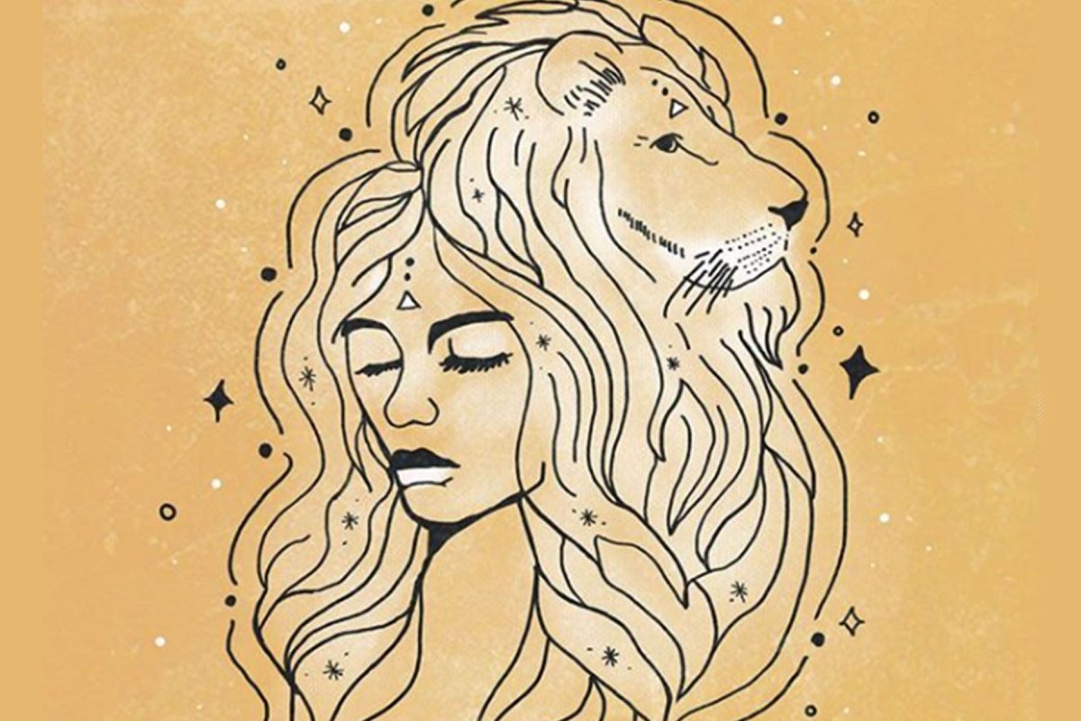 Знак зодиака лев рисунок