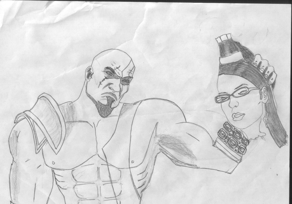 Рисунок кратоса карандашом