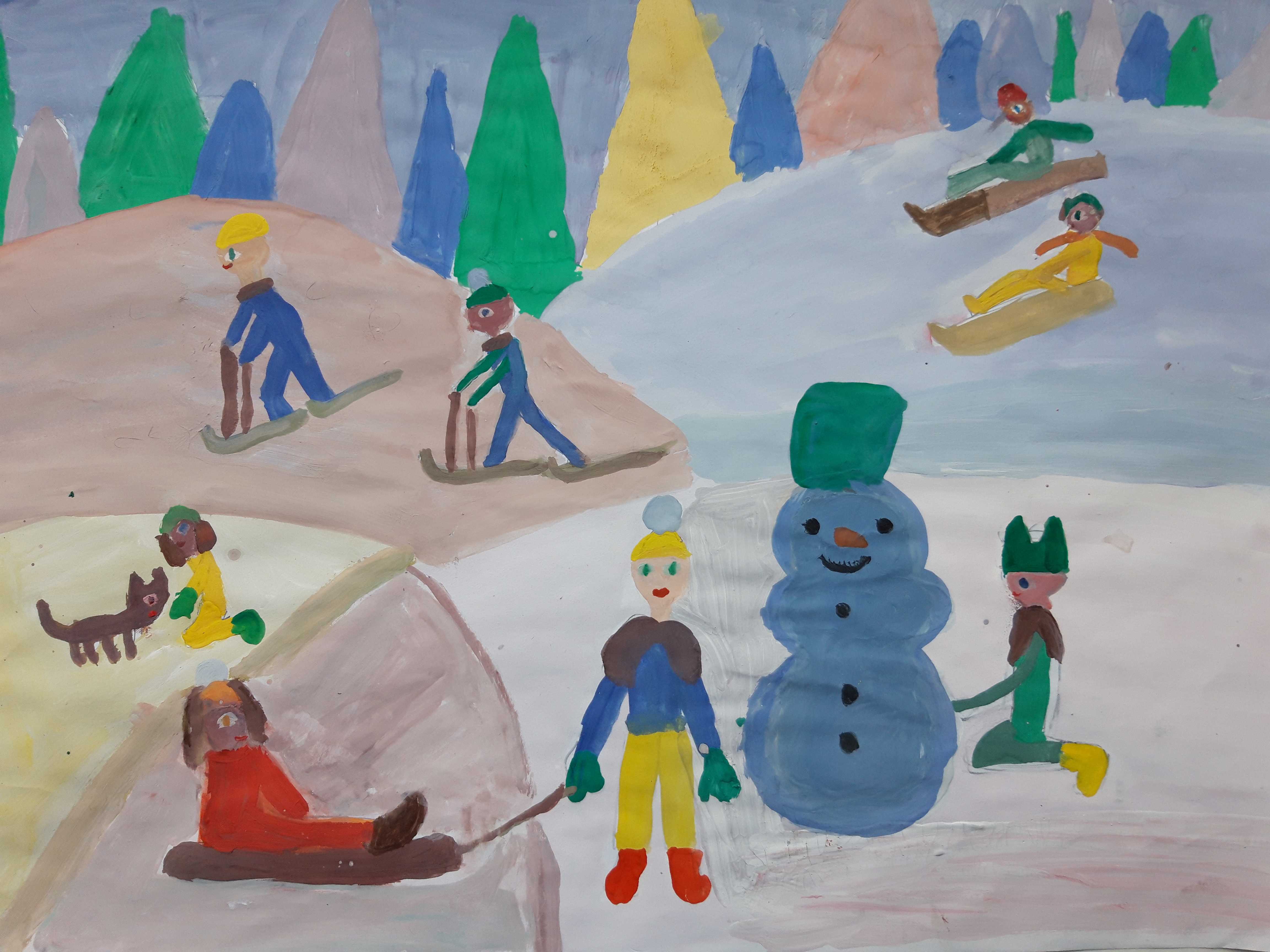 Развлечение 4 класс. Рисование с детьми зимние забавы. Детские рисунки на тему зимние забавы. Детский рисунок зимние забавы. Конкурс рисунков зимние забавы.