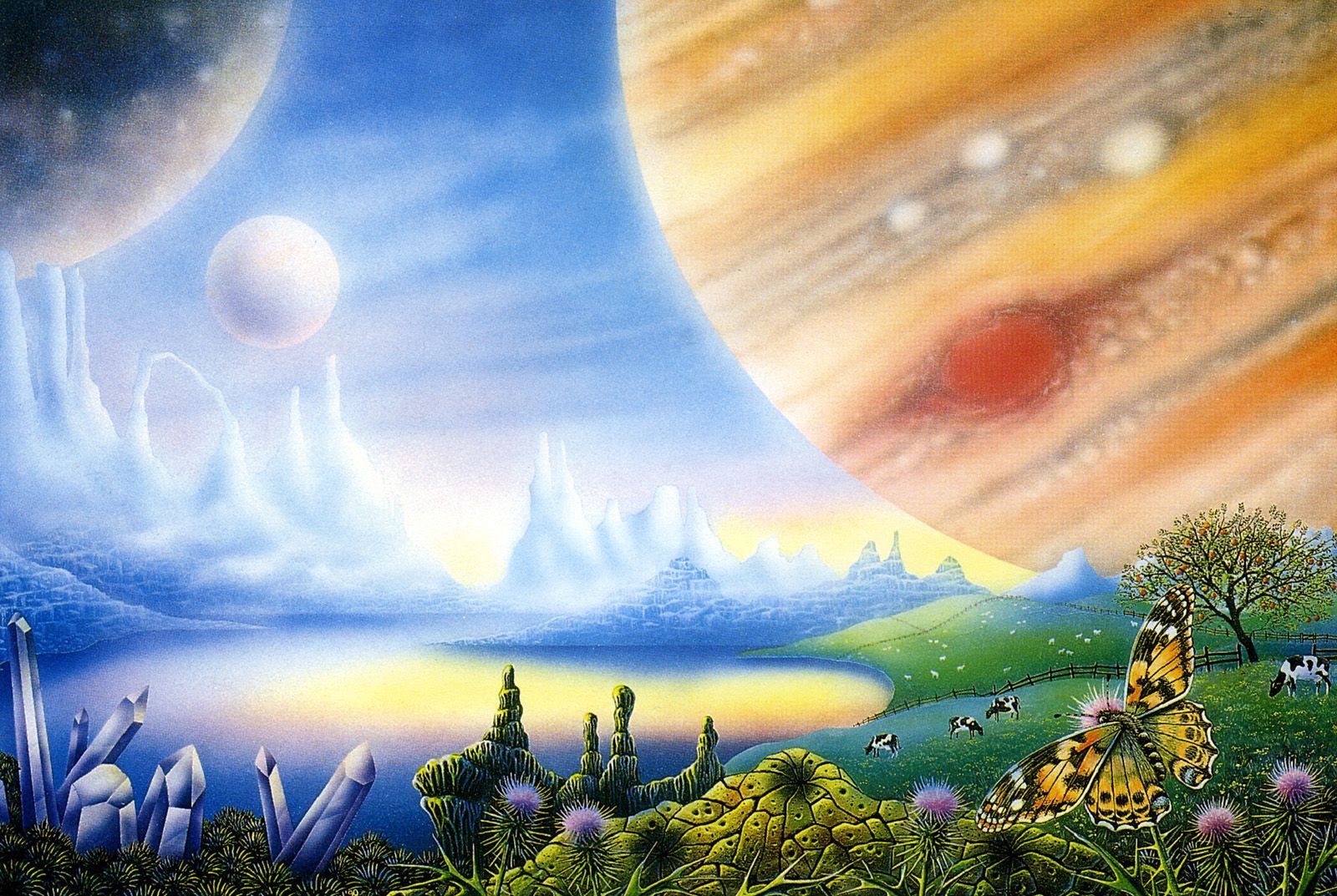 Шагая в будущее помни о планете презентация. Дэнни Флинн художник. Сказочная Планета. Фантастические пейзажи. Сказочные фантастические пейзажи.