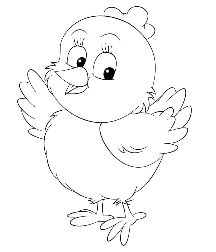 Балапан раскраска для детей