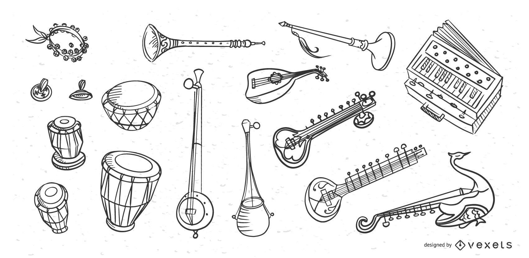 Музыкальные инструменты народов рисунки. Индийский национальный инструмент ситар. Раскраска музыкальные инструменты для детей. Музыкальные инструменты рисунки. Русские народные инструменты раскраска.