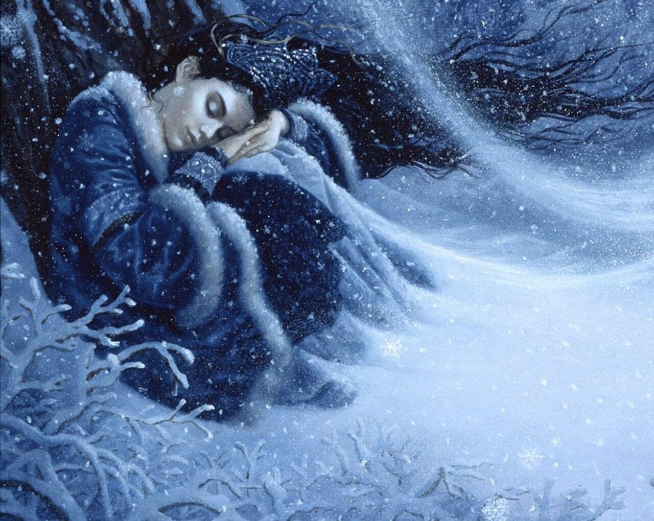 Синяя метель. Рут Сандерсон Снегурочка. Рут Сандерсон художник. Снегурочка иллюстрации рут Сандерсон. Рут Сандерсон зима.