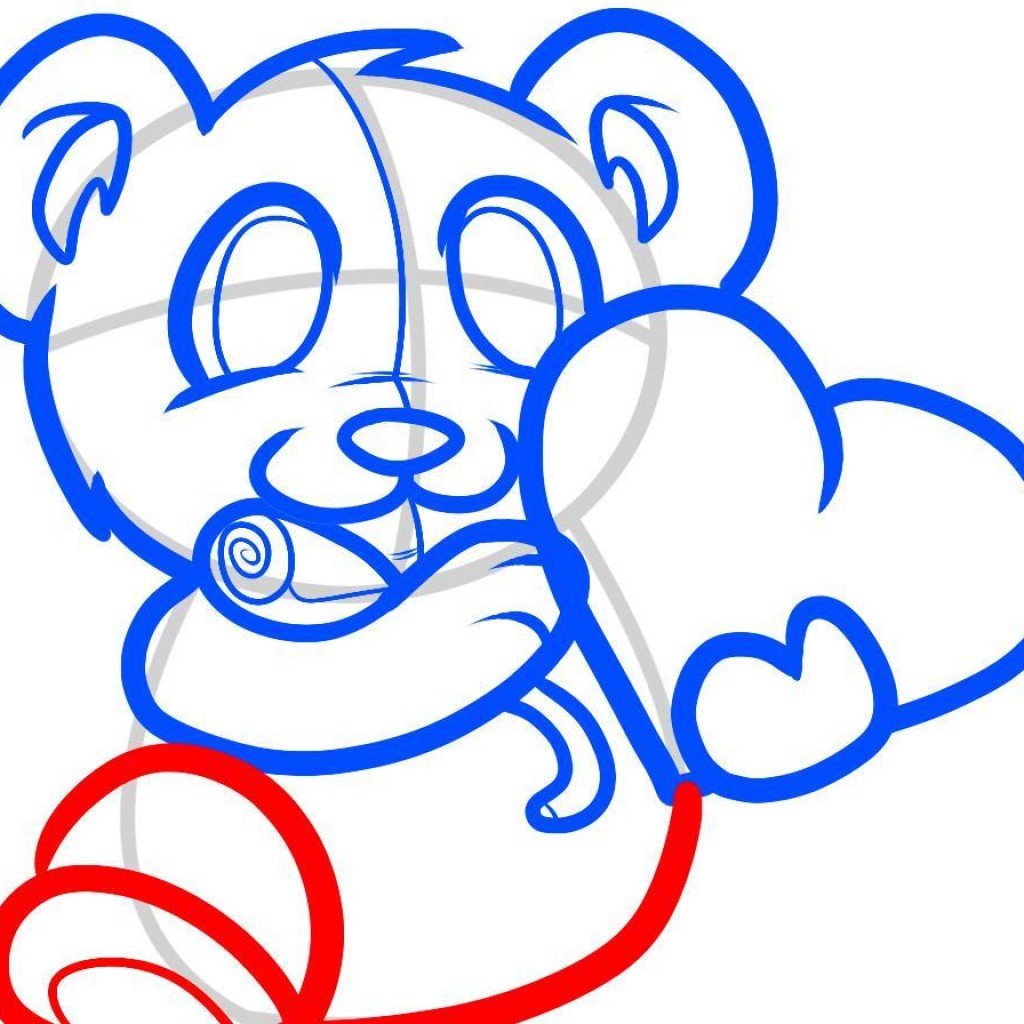 Мишки легкие карандашом. Мишка с сердечком карандашом. Мишка с сердечком рисунок. Легкие рисунки мишки. Мишка рисунок для срисовки.