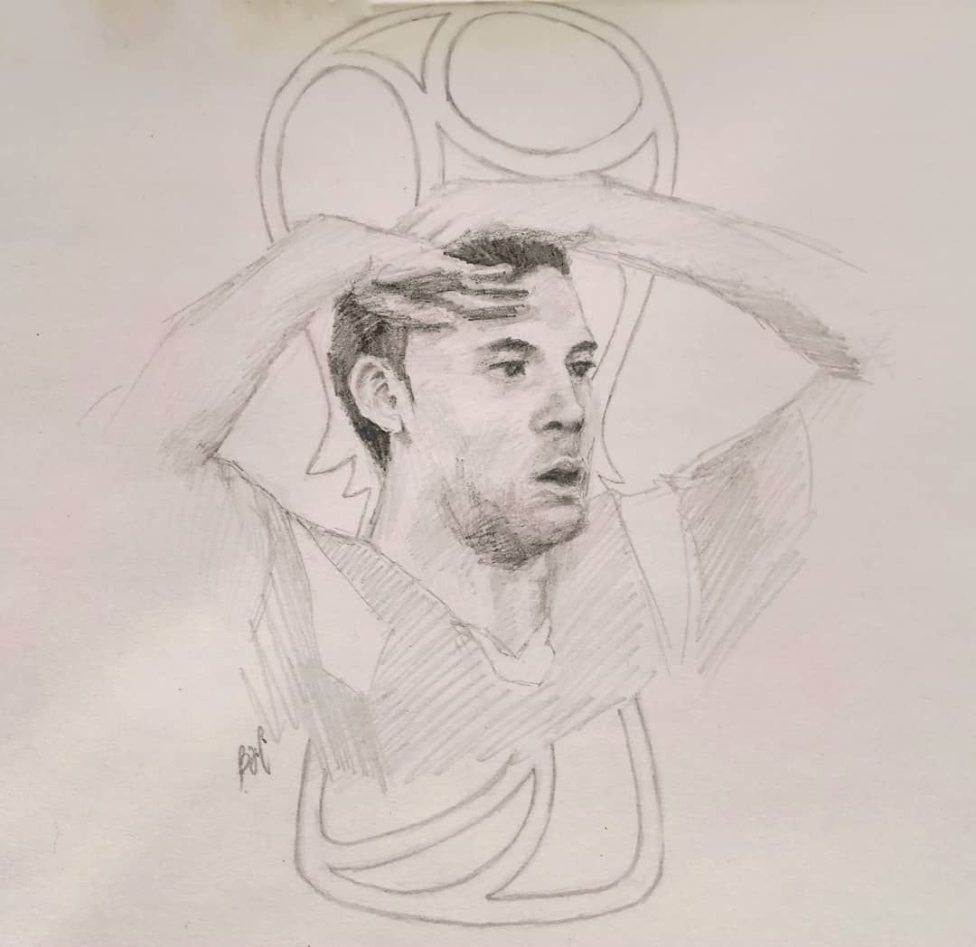 Артем Дзюба рисунок