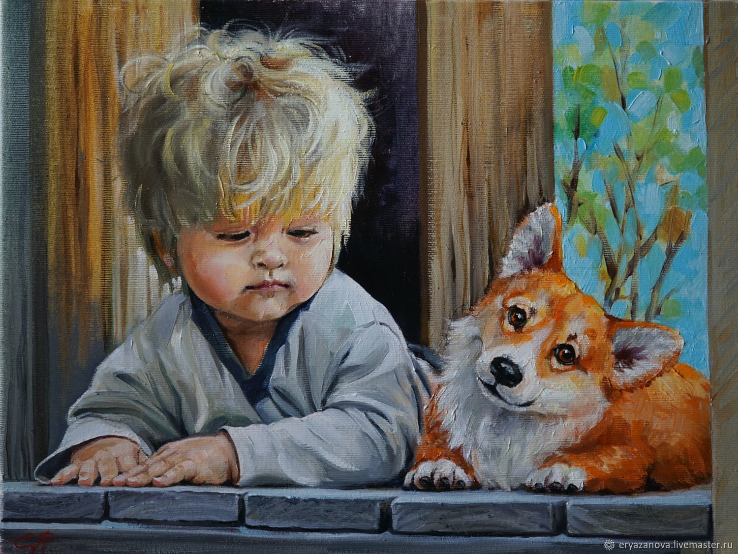 Мальчик играющий с собакой. Собаки на картинах художников. Картина мальчик с собакой. Мальчик с собачкой живопись.