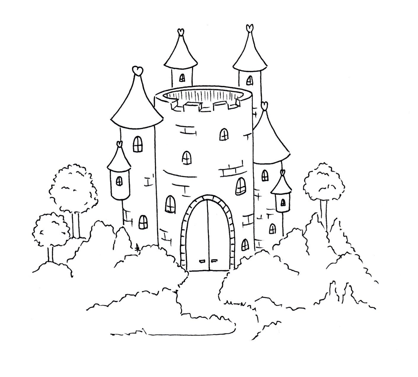 Старый замок по музыке 4 класс. Раскраска замок. Сказочный замок раскраска для детей. Раскраска замок принцессы. Сказочный дворец раскраска.