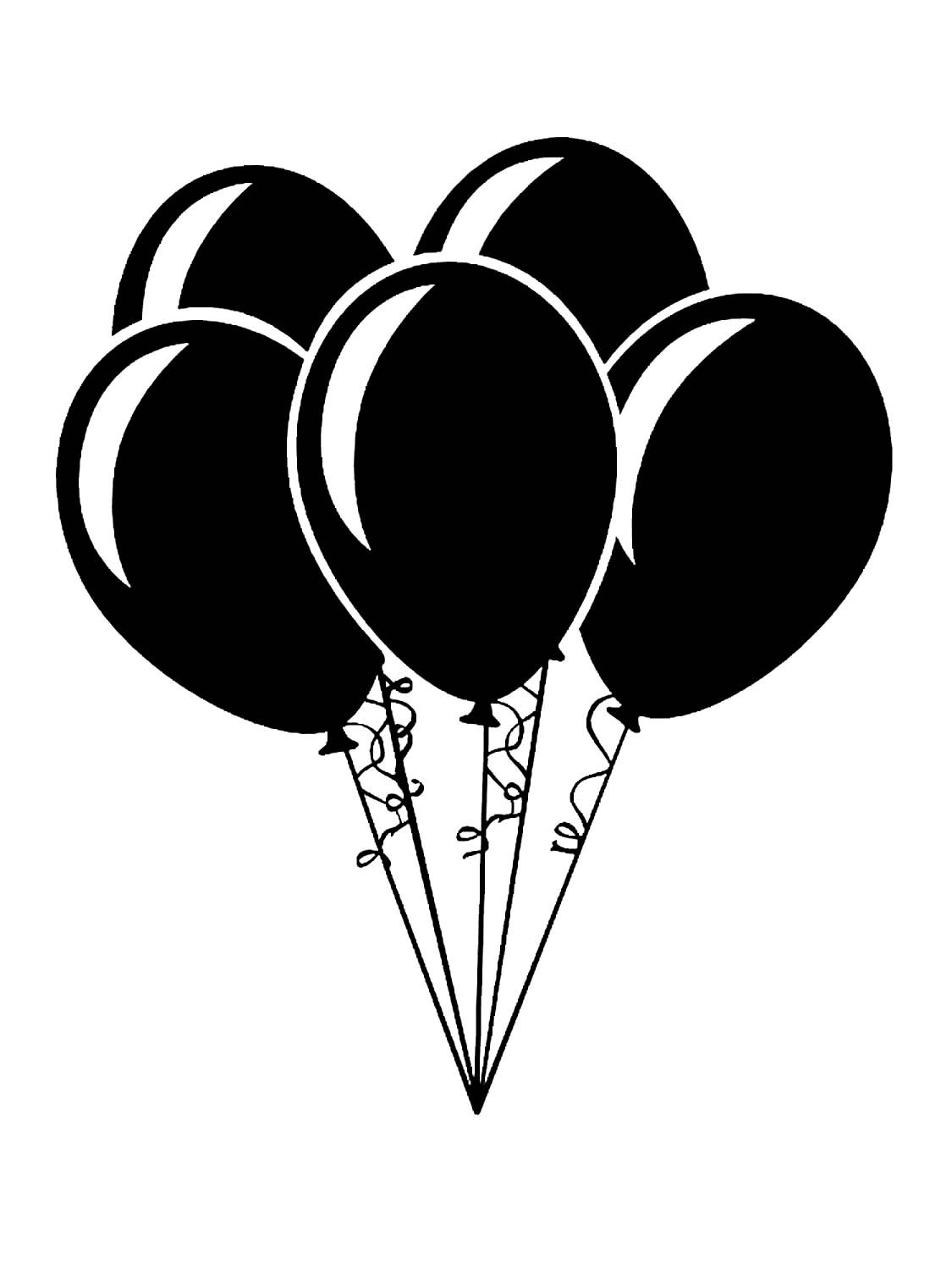 Трафареты воздушных шаров. Силуэт воздушных шаров. Шарики для плоттера. Черно-белые воздушные шары. Воздушный шар силуэт.