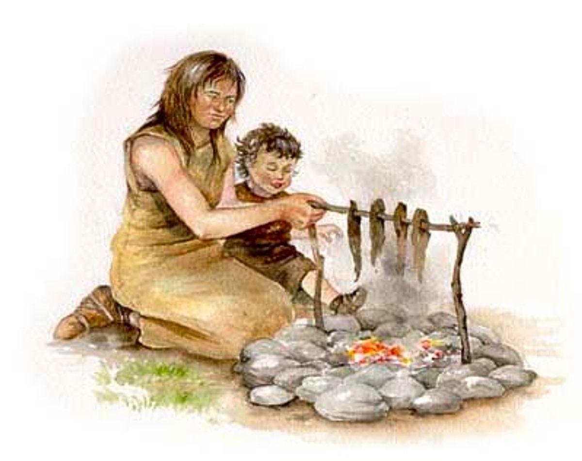 Картинки первобытных детей. Древние люди. Первобытные люди готовят еду на костре. Древние люди готовят еду на костре. Первобытные люди готовят наткостре.