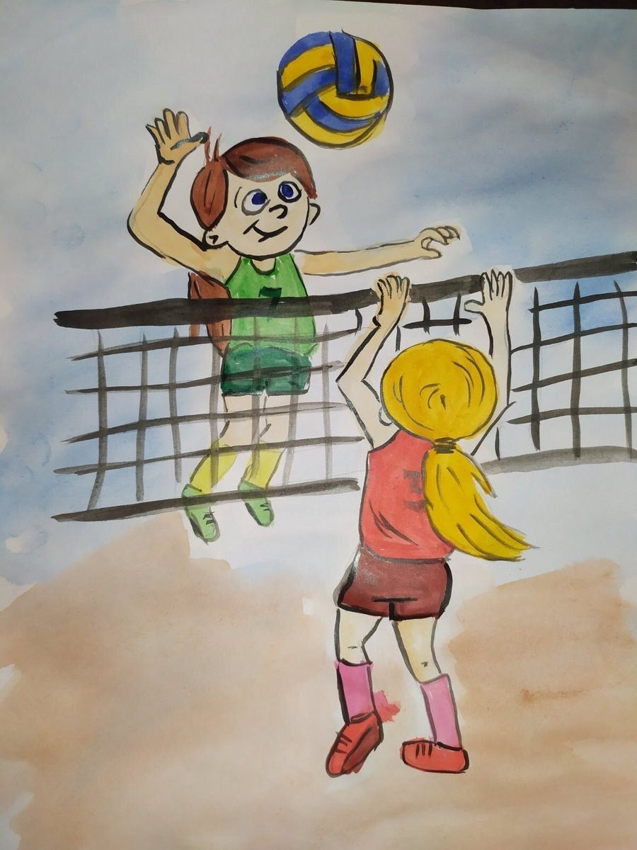 Спортивная тема волейбол. Спортивные рисунки. Рисунок на спортивную тему. Волейбол картинки для детей. Волейбол рисунок для детей.