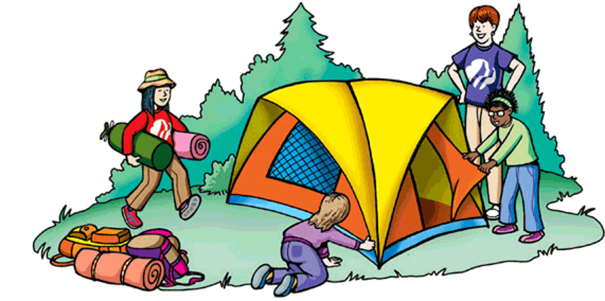 По прибытии на поляну мы разбили лагерь. Туризм дети. Турслет палатки. Рисунок на тему туризм. Дети в походе.