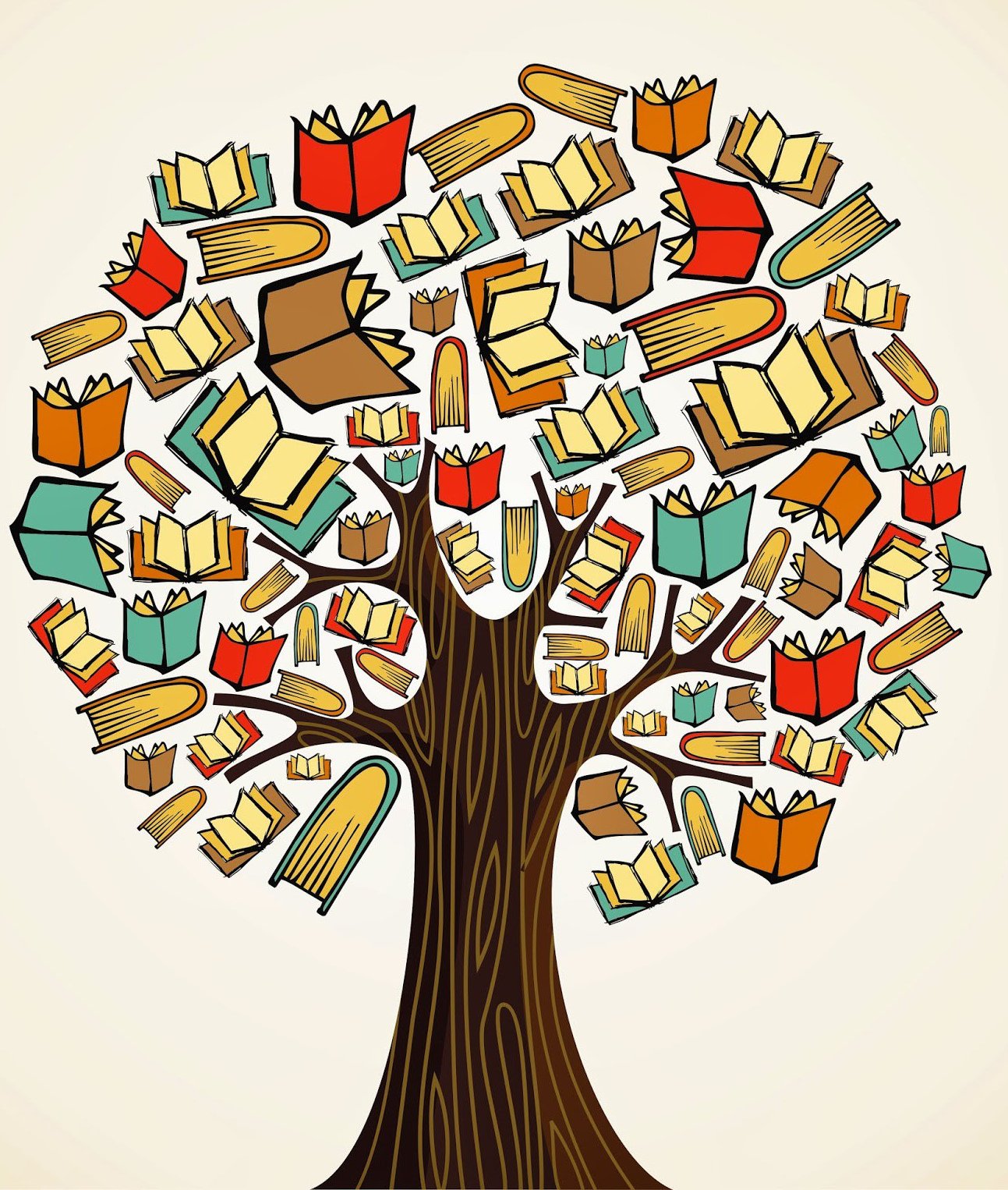 Library tree. Книжное дерево. Дерево с книгами. Иллюстрации к книгам. Дерево с книжками.