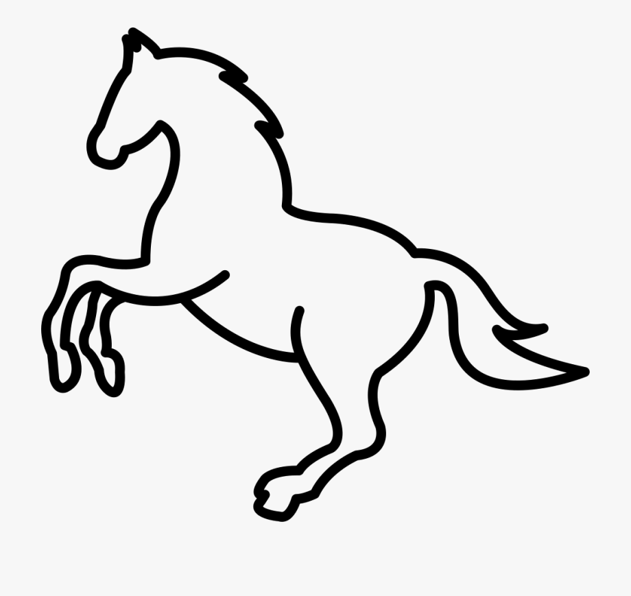 Лошадь контур. Трафарет лошади. Трафарет лошади для рисования.