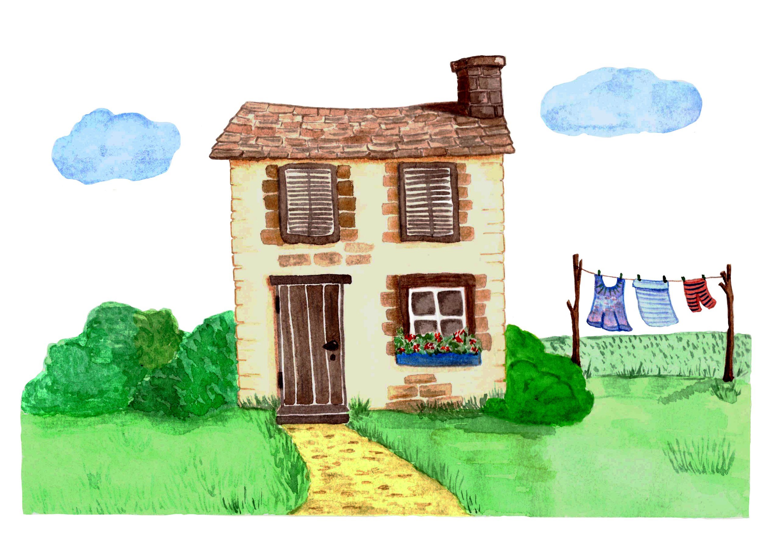 Дом милый дом вов. Милый дом картинки. Милый домик рисунок. Рисование дом около дома.