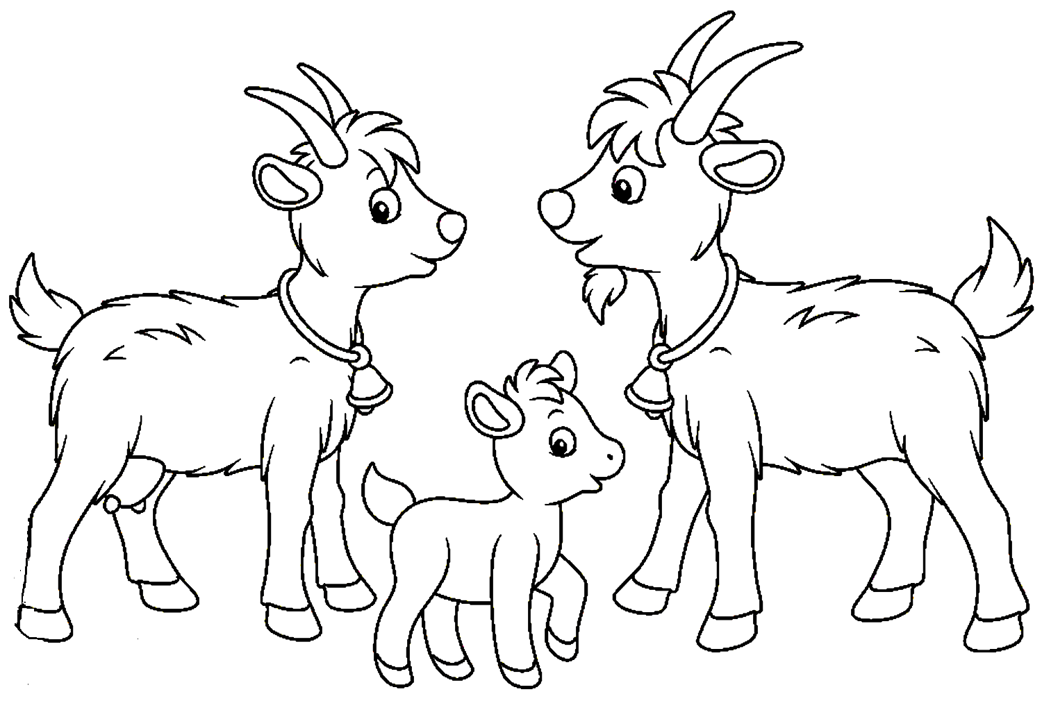 Козленок на английском. Коза козел козленок семья. Коза раскраска. Козочка раскраска для детей. Козлик раскраска.