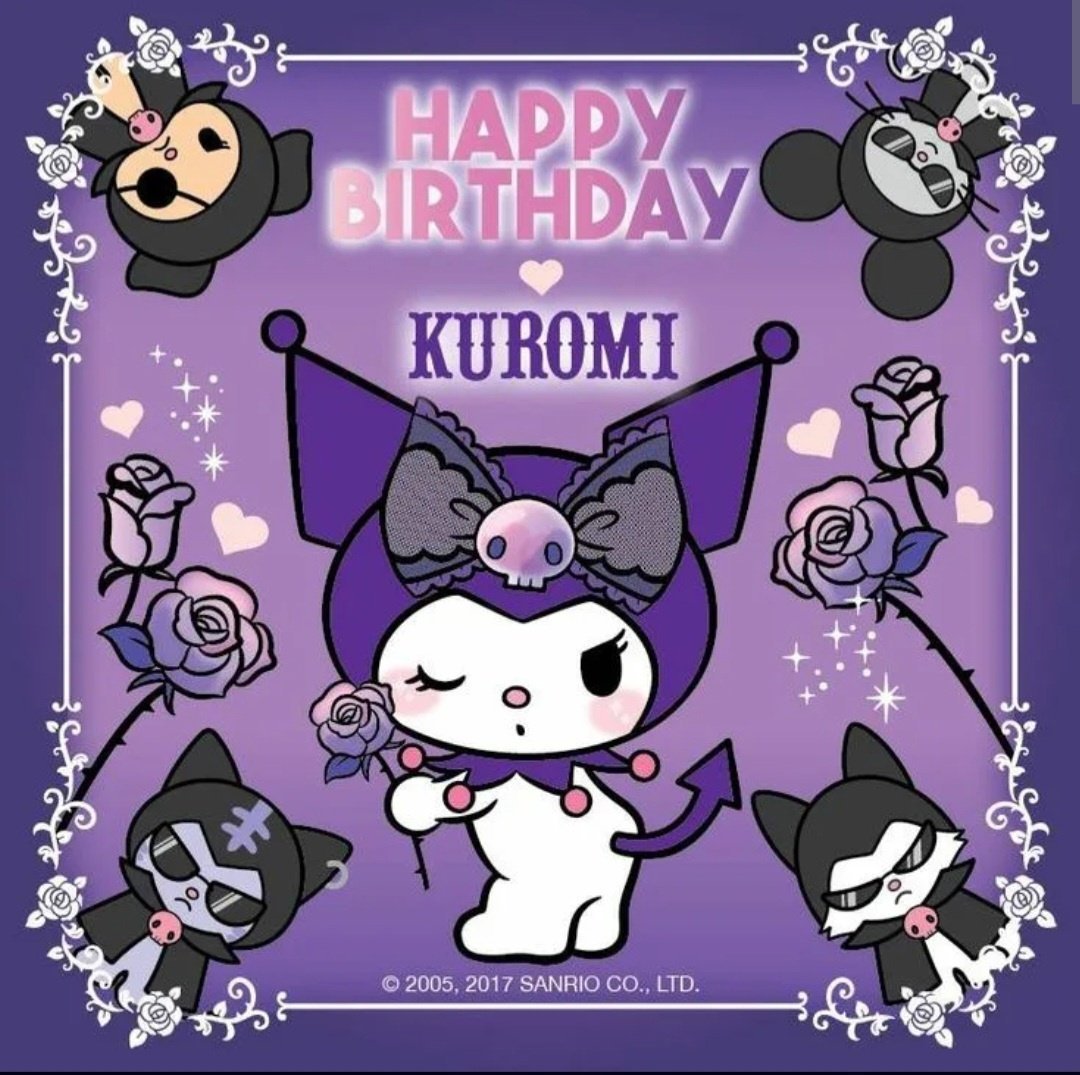 Куроми и май мелоди распечатать. Китти Kuromi. Kuromi Санрио. Куроми открытка на день рождения. Приглашение на др с Куроми.